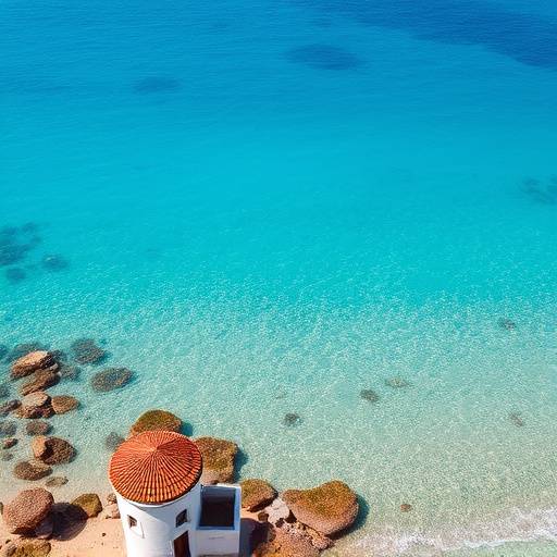 Paisaje soleado de la Costa del Sol con playas doradas y mar azul